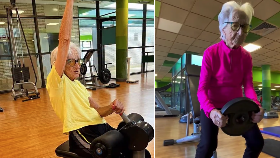 超強101歲婆婆 每日做gym舉鐵兩小時 還有一個飲食秘密