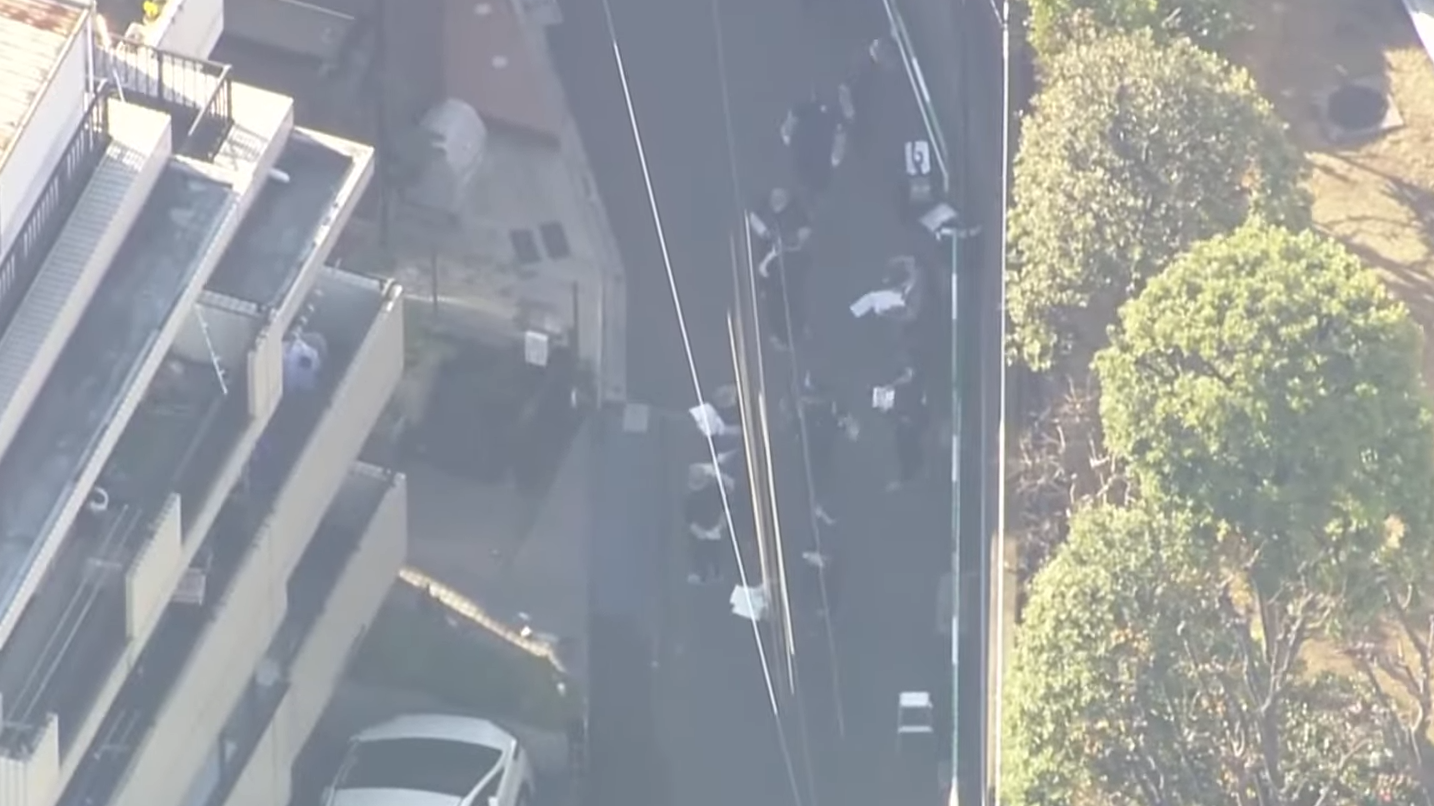 東京高田馬場發生傷人案件。(ANN新聞截圖)