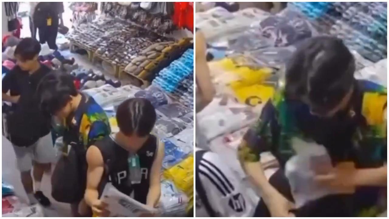 4日本高中生峇里島盜竊影片瘋傳，網民狠罵「恥辱」校方致歉。（Ｘ）