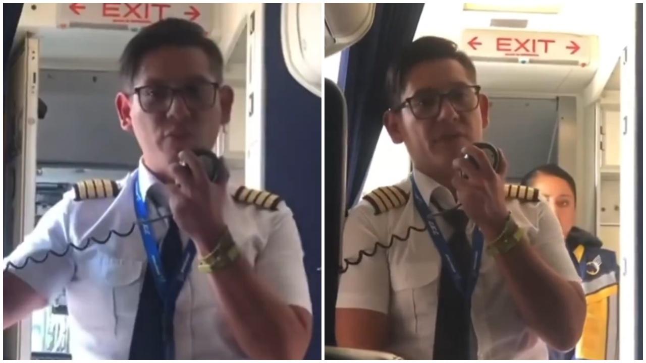 機長遭欠薪5個月拒起飛，反鎖駕駛艙向乘客吐苦水。(X)