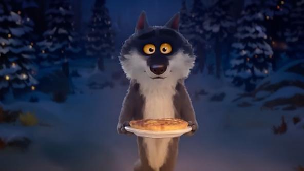 《不被愛的狼》自我改變引發共鳴，聖誕廣告無AI爆紅。(YouTube)