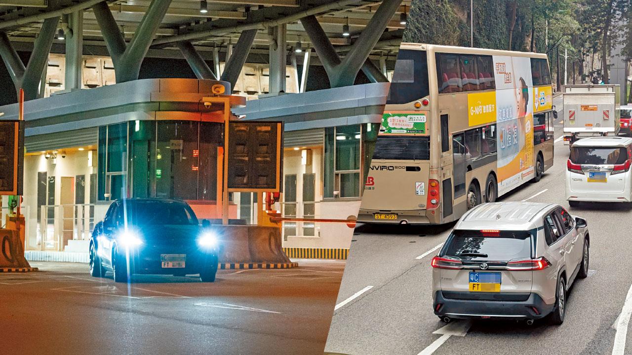 粵車南下啟動 搶閘入港 廣州車主興奮體驗食燒鵝坐電車 政府：持續監察 冀兩地居民逐步適應