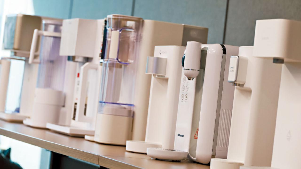 8款座枱式水機安全度理想 每杯出水溫度不均 可差10.3度