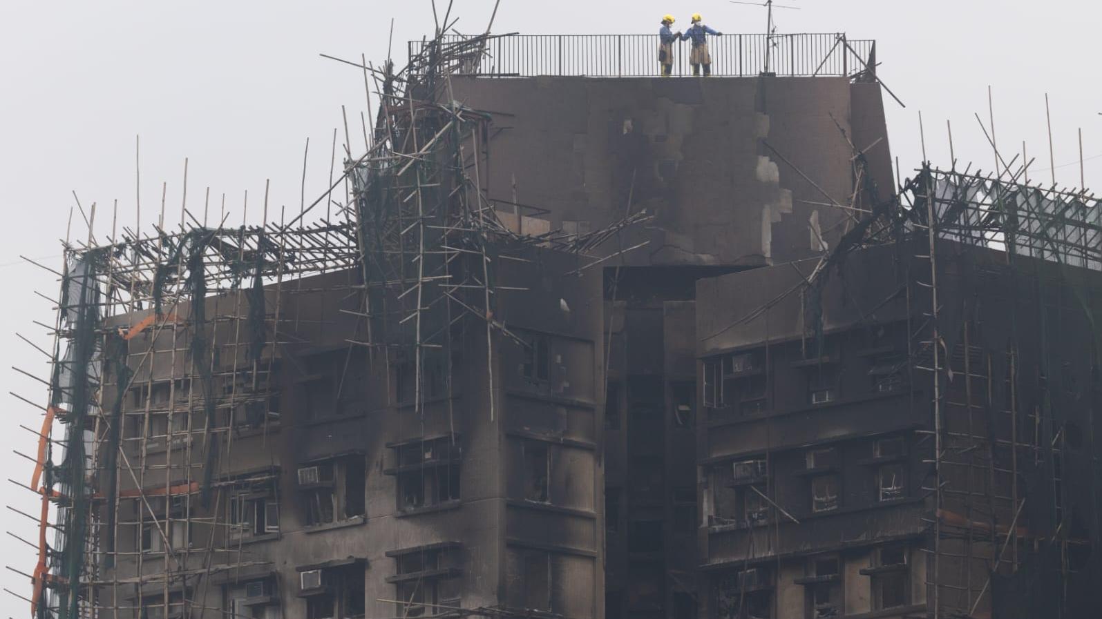 大埔宏福苑五級大火(蘇文傑攝)