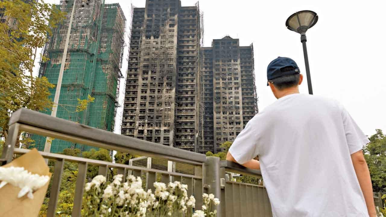 大埔宏福苑五級火 三代人兩間屋全毀 業主嘆︰出租單位業主欠支援前景迷惘