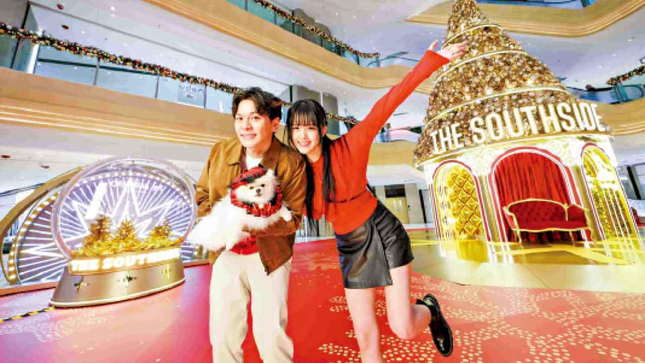 THE SOUTHSIDE 10米高巨型星光聖誕樹登場