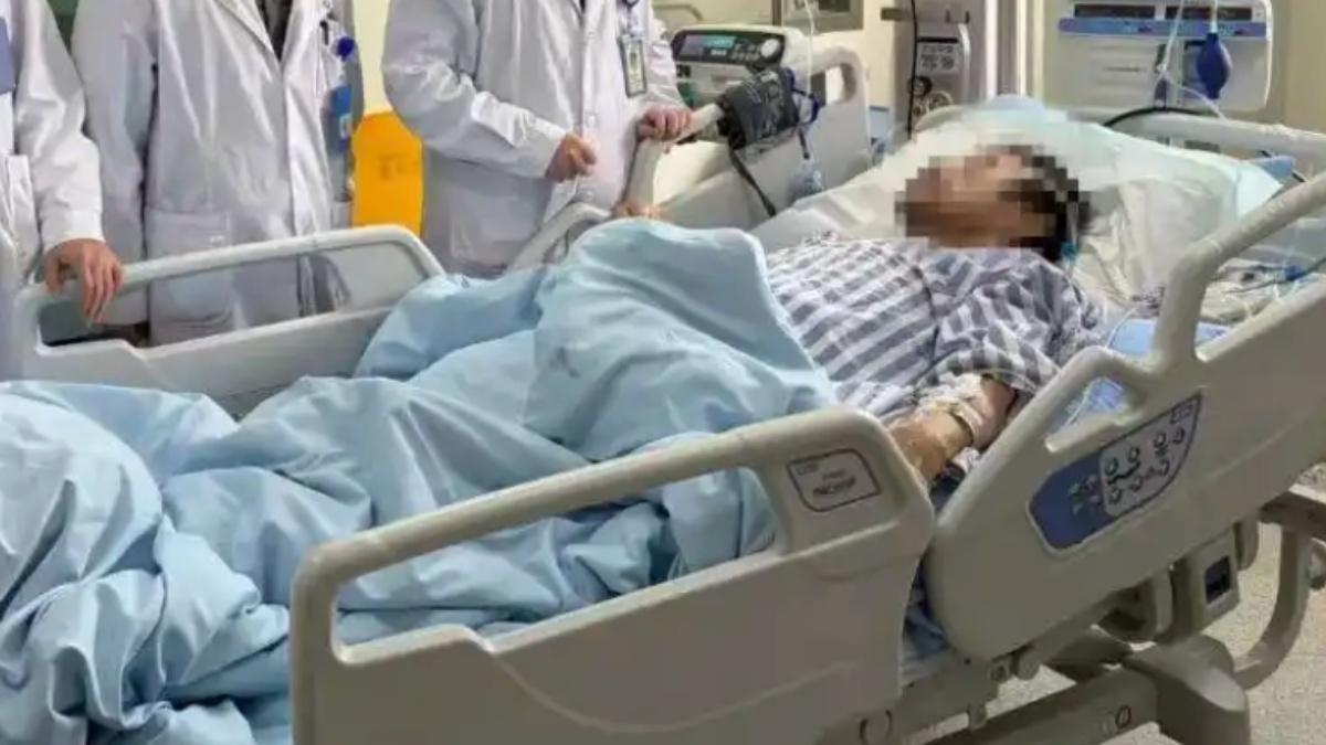 六旬翁腹腔內動脈破裂 原因竟是孫子在腹部蹦跳