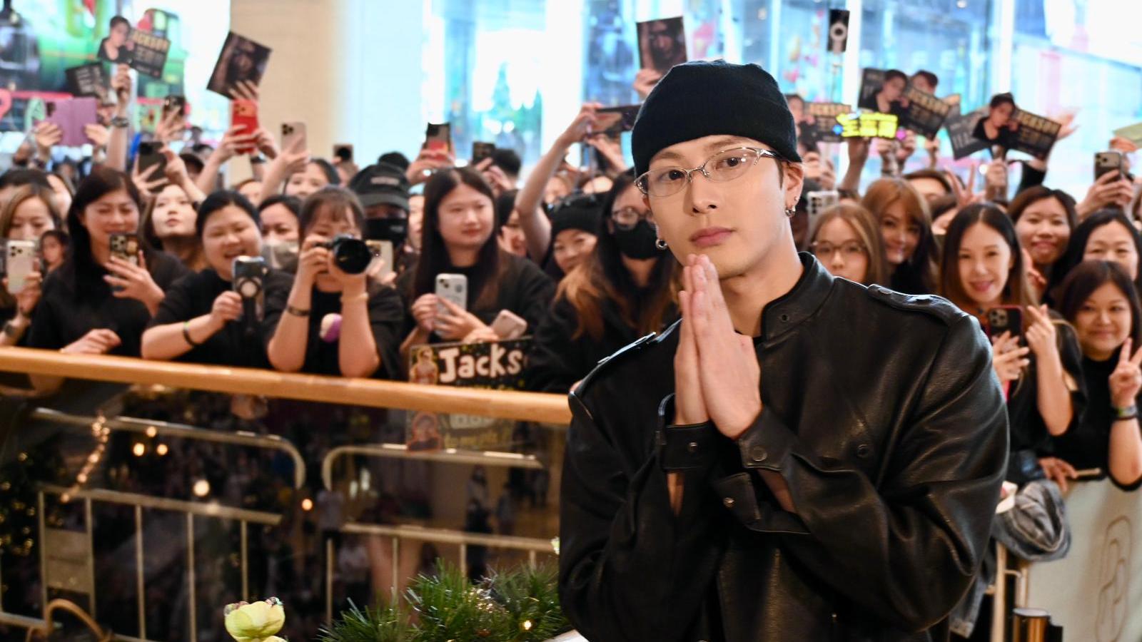 Jackson王嘉爾盼重遊沙田食撈麵 金鐘宣傳個人品牌逼爆商場