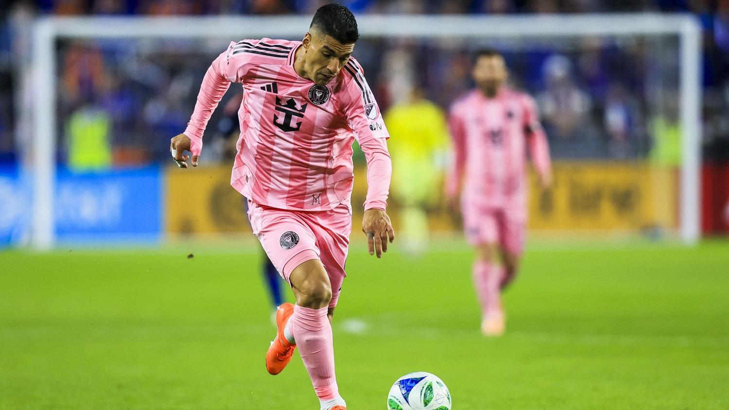 國際邁亞密的蘇亞雷斯。(路透社)