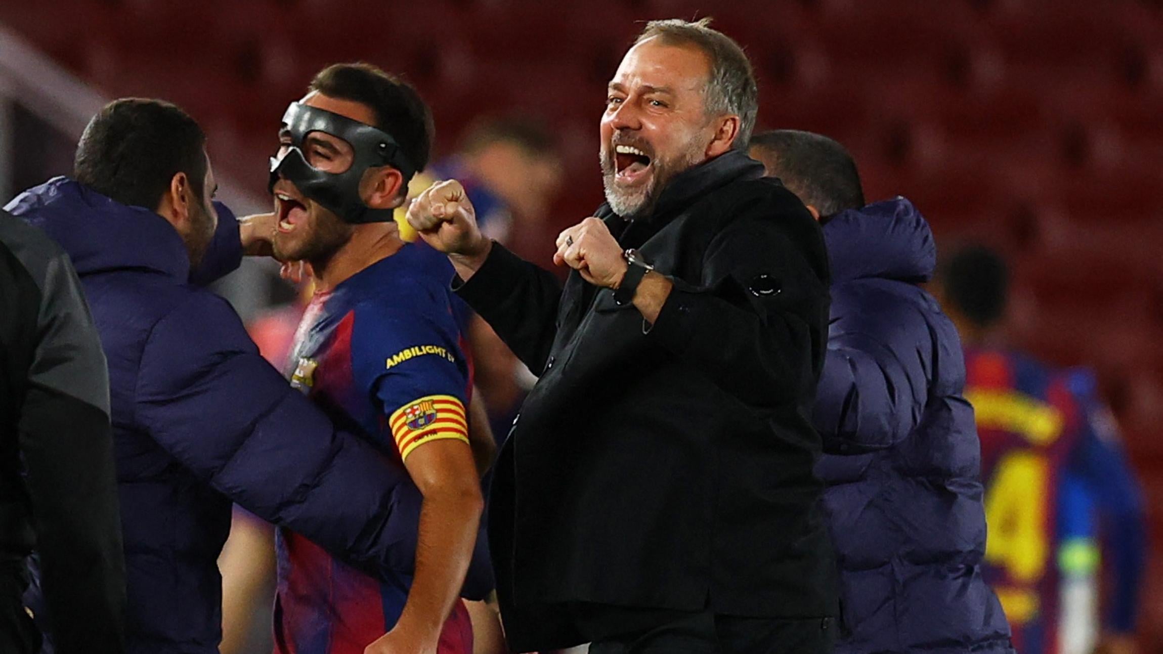 巴塞隆拿主帥費歷克。(路透社)