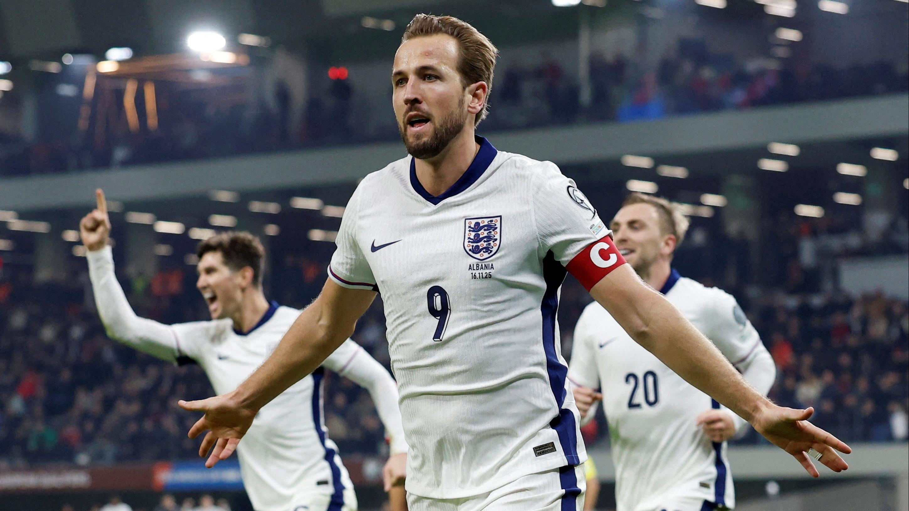 英格蘭前鋒哈利卡尼。(路透社)