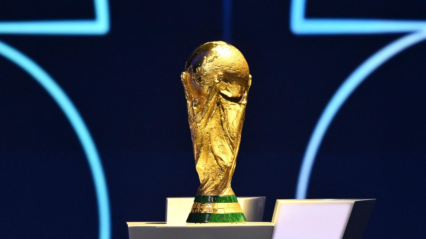 世界盃獎盃。(路透社)