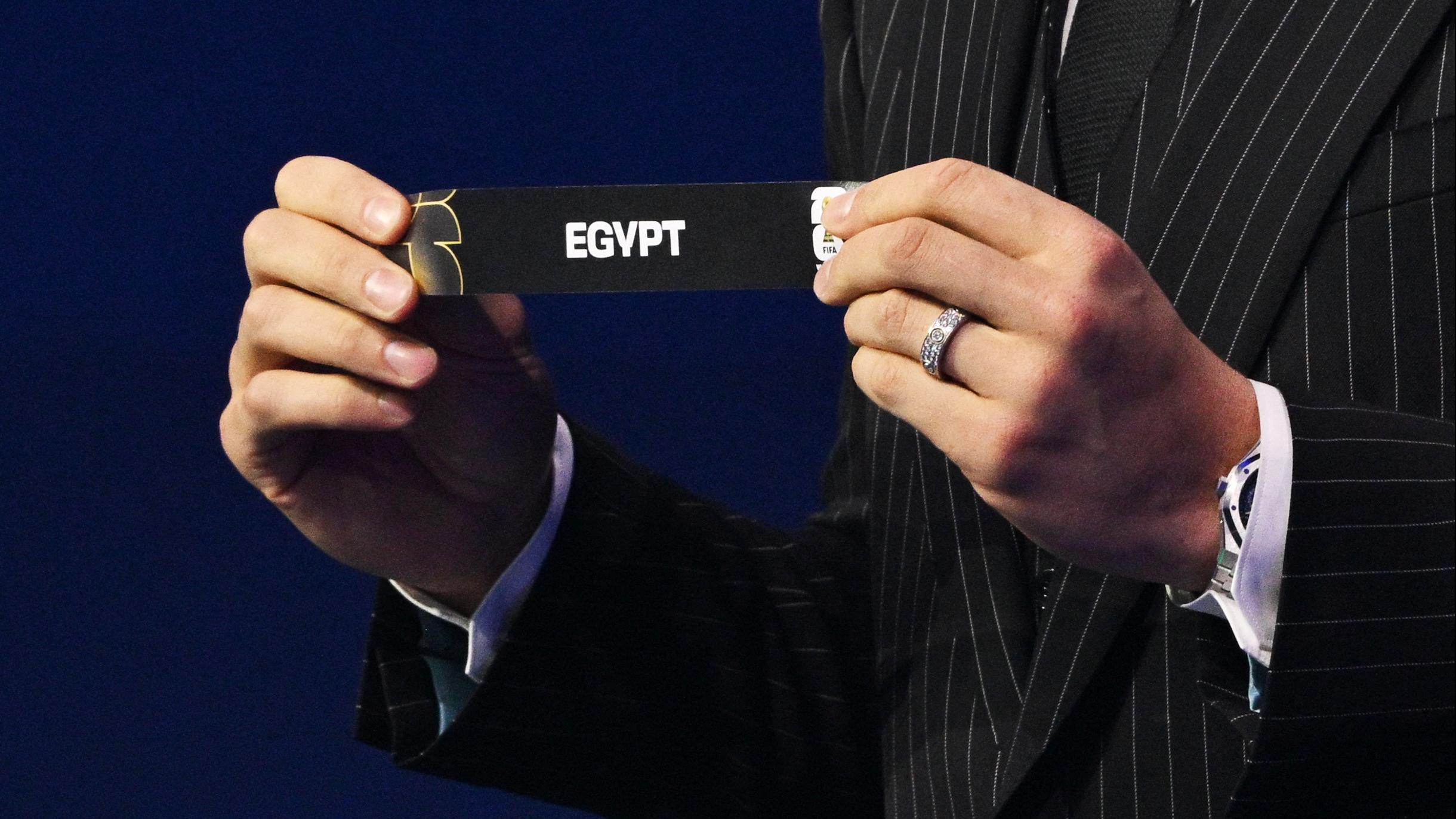 世界盃抽籤，埃及編入G組。(路透社)