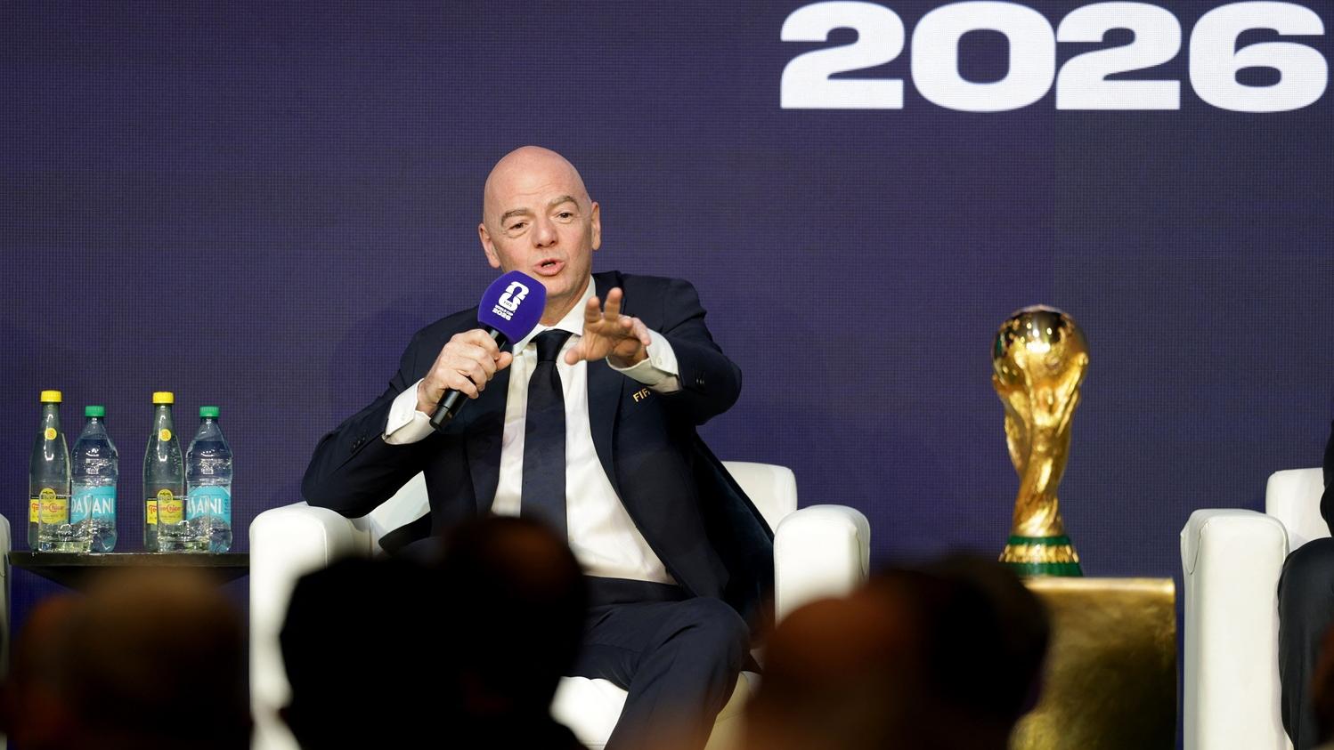 國際足協會長恩芬天奴。(路透社)