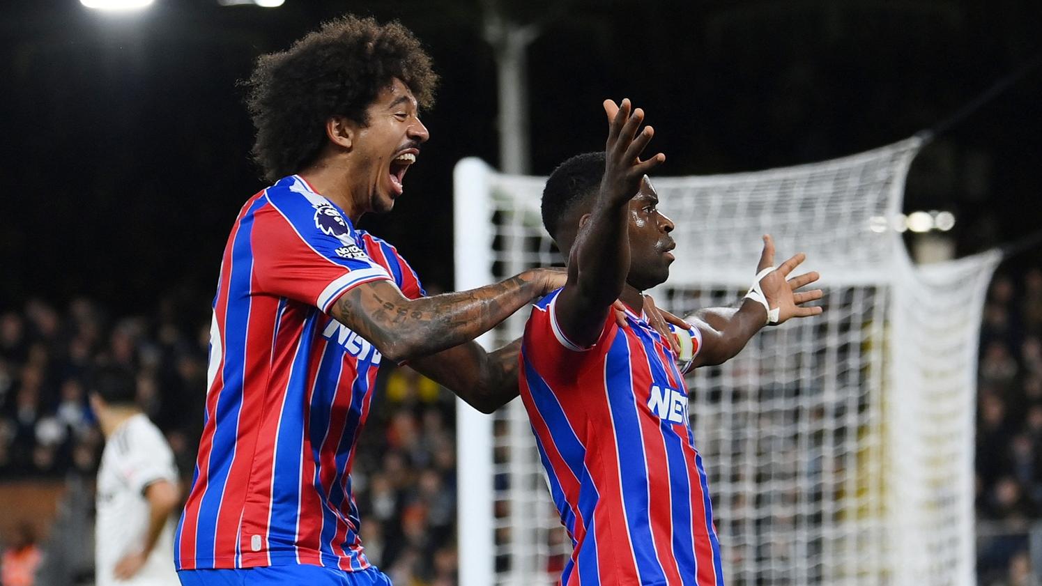 古希為水晶宮攻入致勝一球，以2:1擊敗富咸。(路透社)