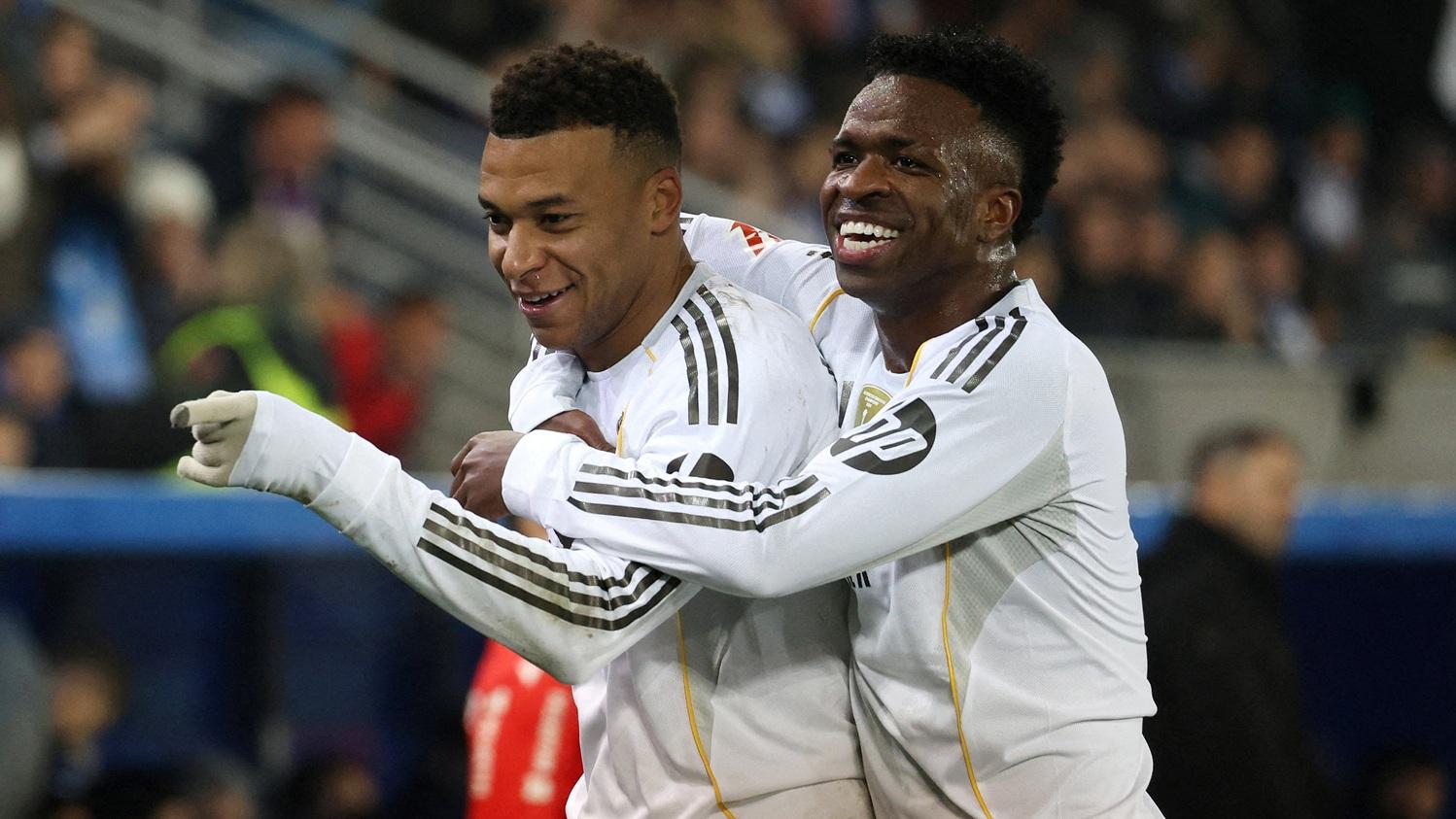 麥巴比繼續有入球，協助皇家馬德里作客擊敗艾拉維斯。(路透社)