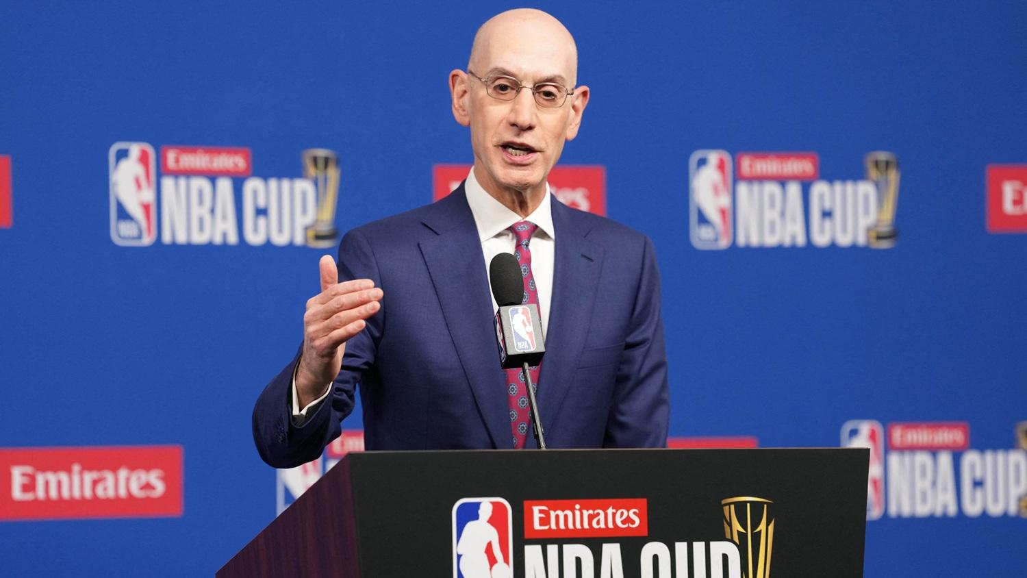 NBA總裁蕭華。(路透社)