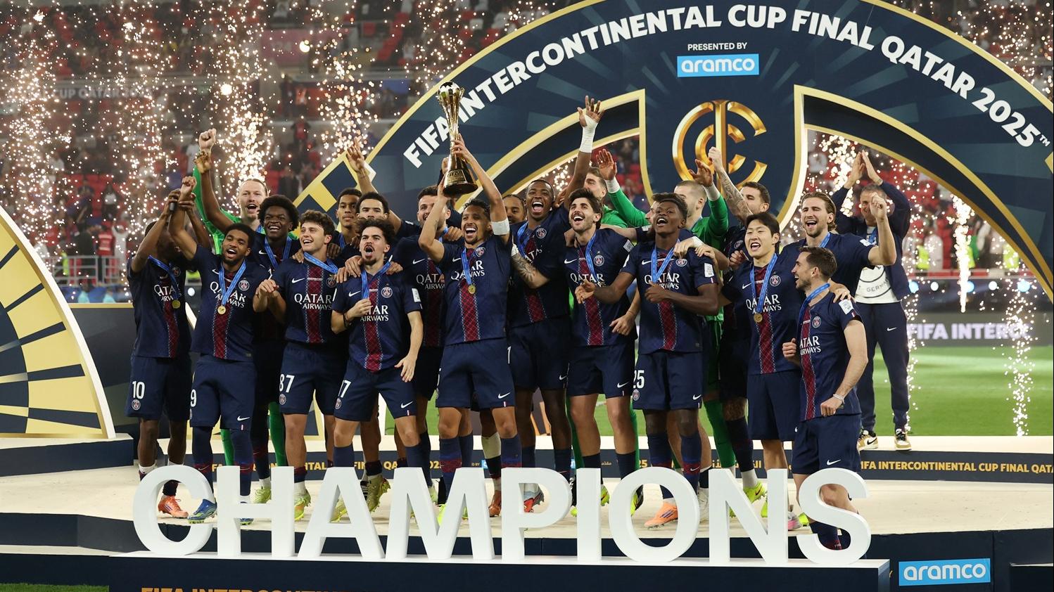 巴黎聖日耳門贏得洲際盃冠軍。(路透社)