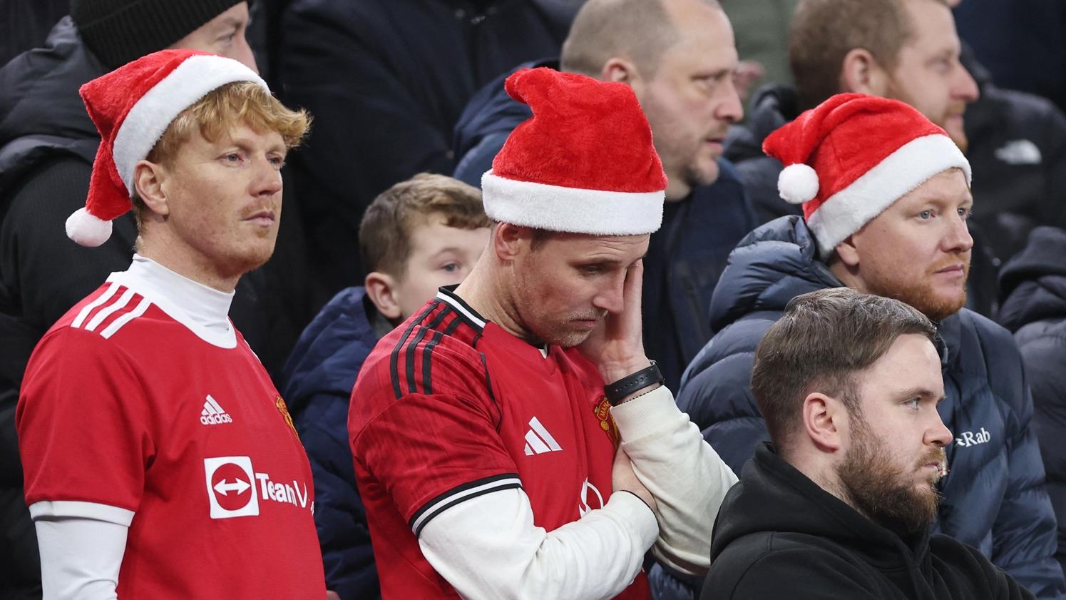 曼聯聖誕檔期首戰不敵阿士東維拉。(路透社)