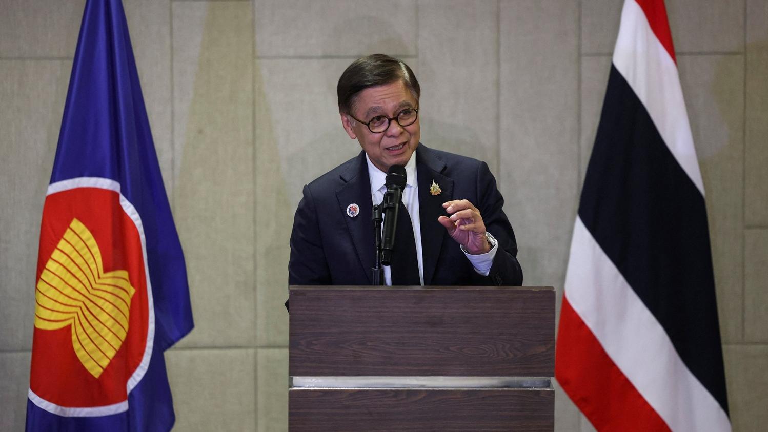 泰國外長希哈薩。(路透社)