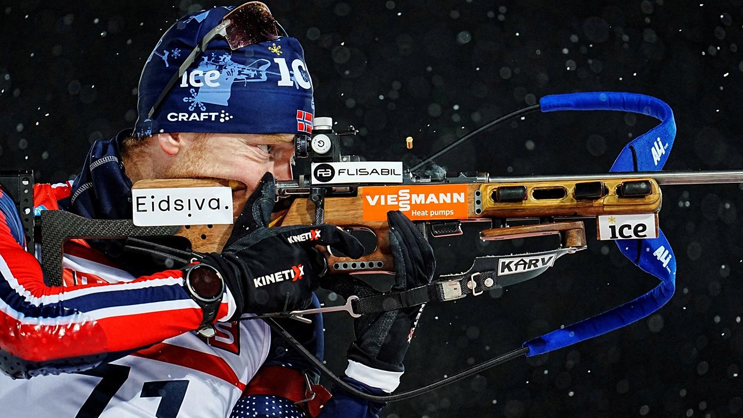 挪威冬季兩項選手巴根。(路透社)