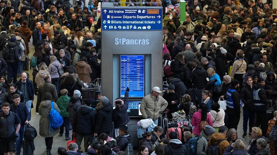 英法隧道電力供應現問題歐洲之星全停 釀交通大混亂