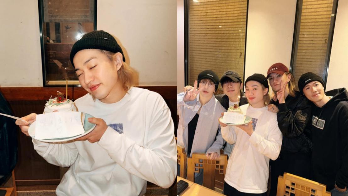 柳應廷Jer獲生日群組送蛋糕慶生 Edan呂爵安po片唱「傻闌生日歌」