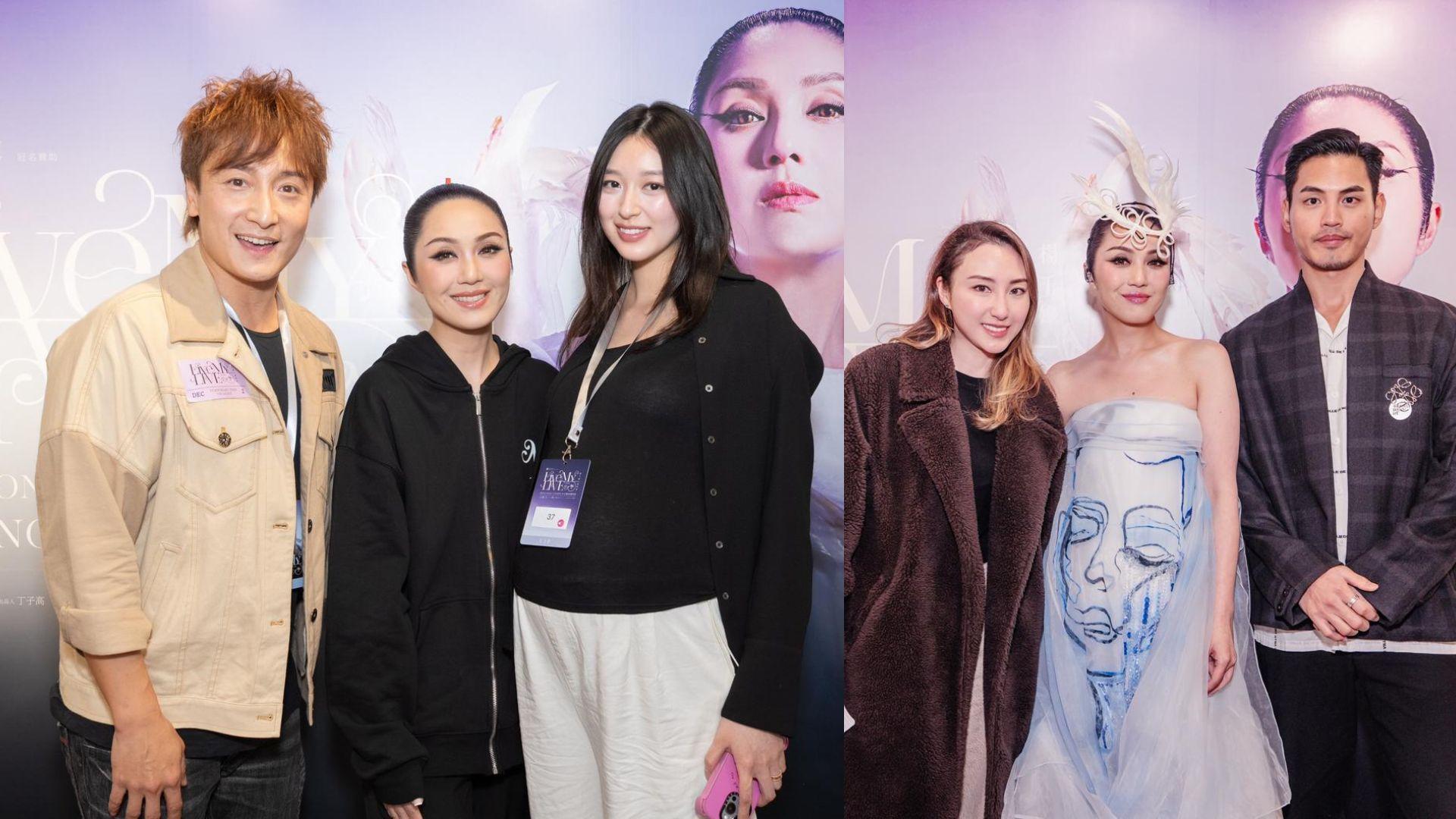 方力申老婆葉萱巨肚頂楊千嬅 何超雲疑換畫有男伴陪睇騷