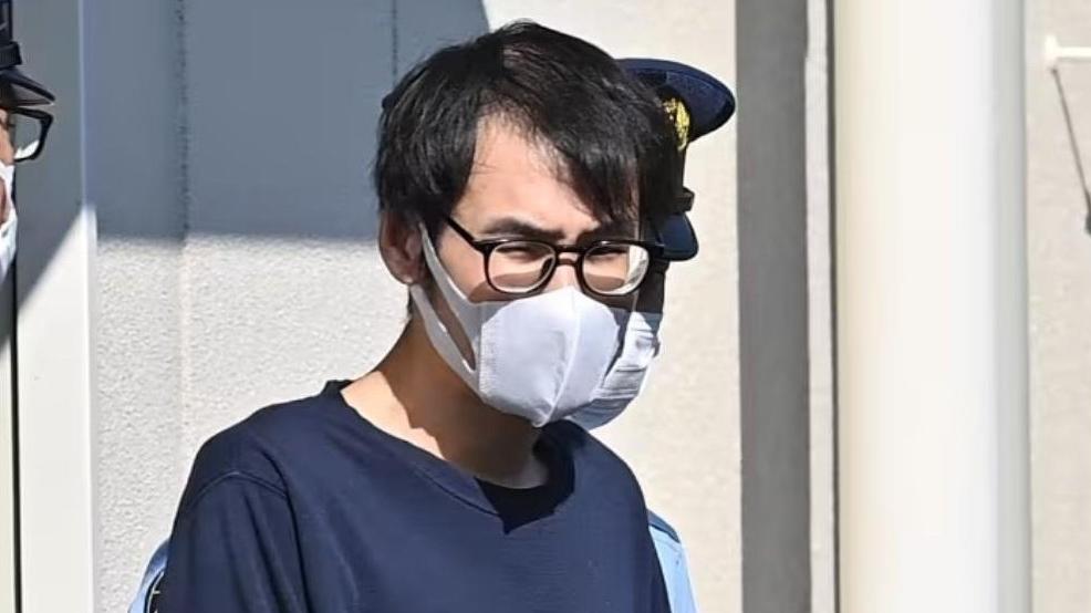 被捕的朱煜在2年前同樣持刀傷人被捕。(日本FRIDAY雜誌)