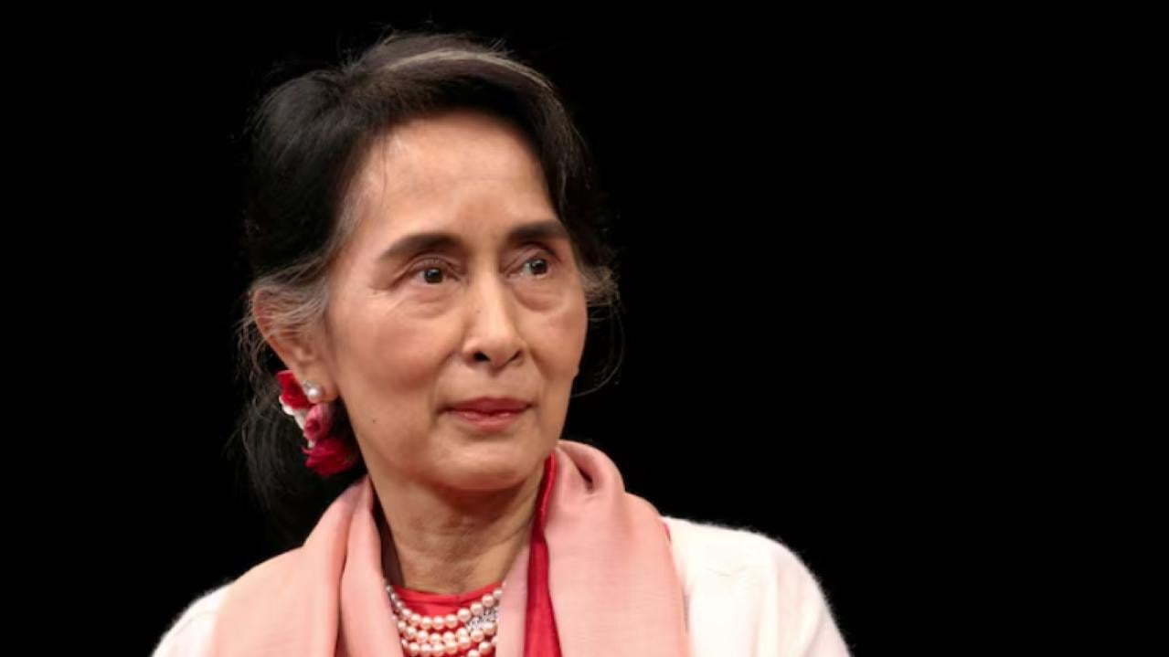 緬甸前領導人翁山蘇姬。（資料圖片）