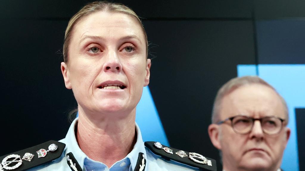 澳洲聯邦警察局長巴瑞特。(美聯社)