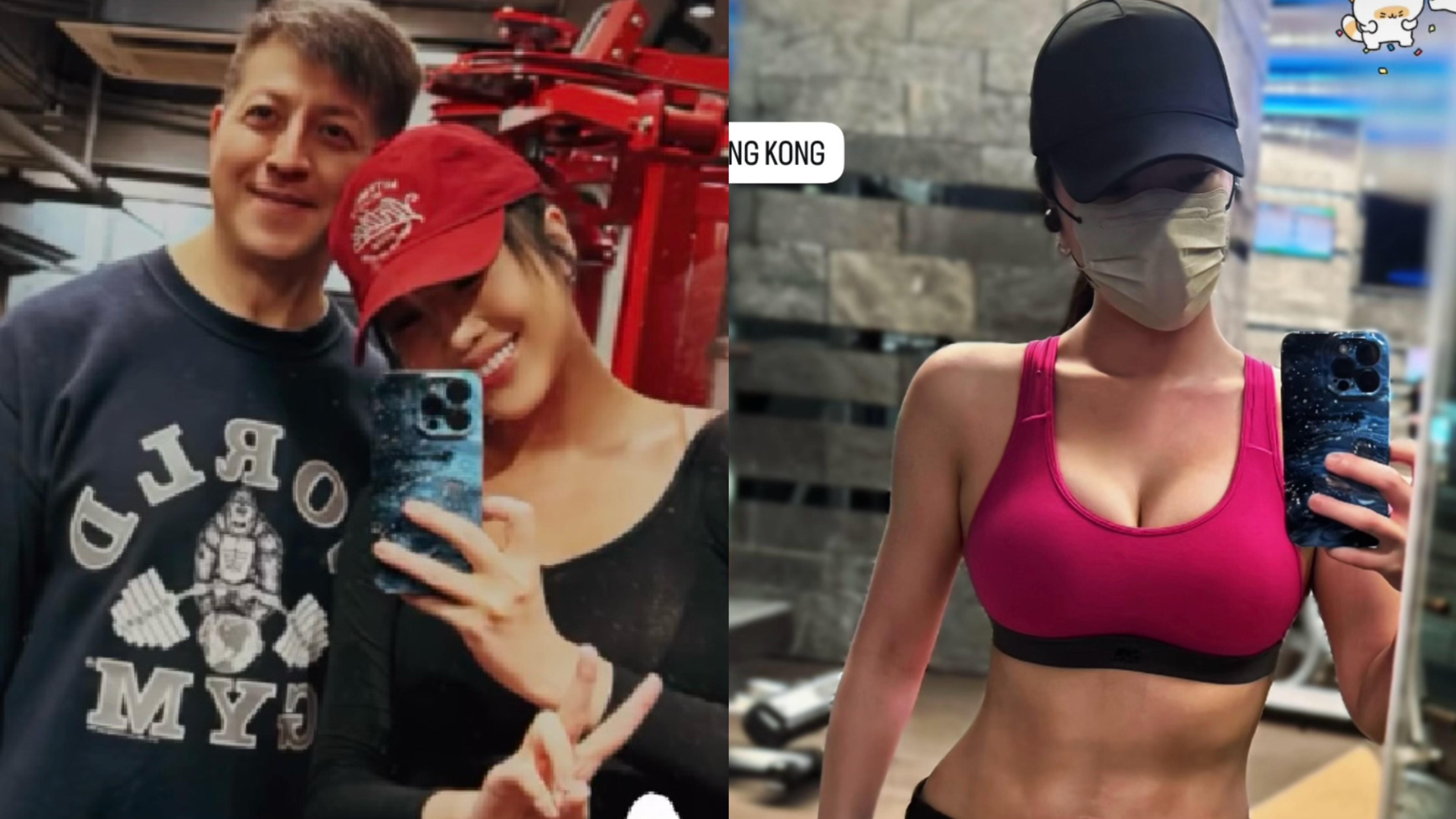 崔碧珈撇甩大隻Rocky換健身室操肌 曬吸睛火辣身材