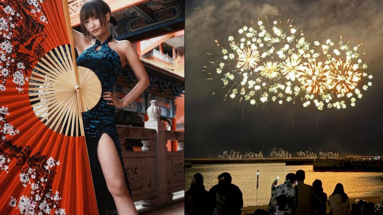 雪兒霍哥同行曝光戀情？日本花火祭開燈打卡被批「影衰香港人」