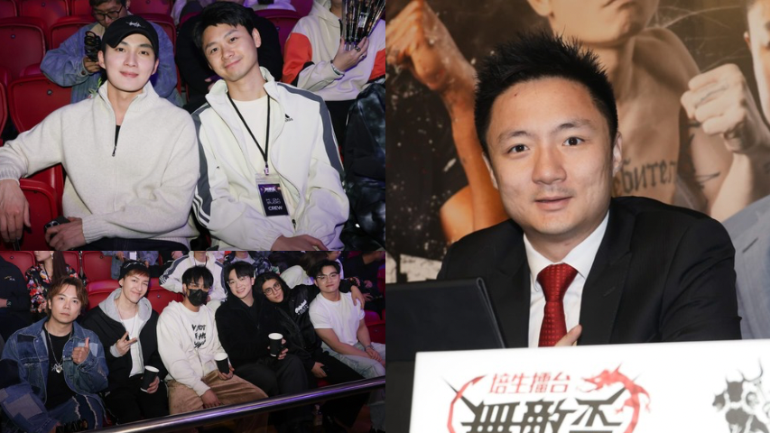 培生擂台｜周嘉洛焦浩軒入場睇拳賽 鍾培生預測四海靠一招KO對手