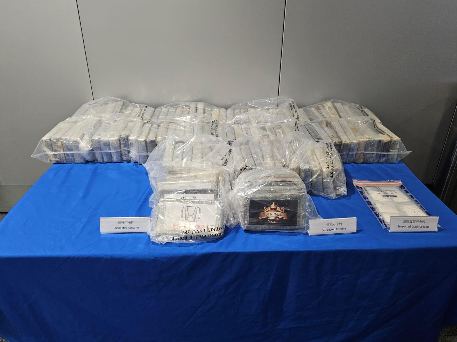 警元朗搗兩毒品倉，檢8000萬元可卡因拘本地情侶倉管。