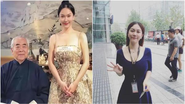 范曾與嫩妻徐萌。（圖／翻攝新浪微博）