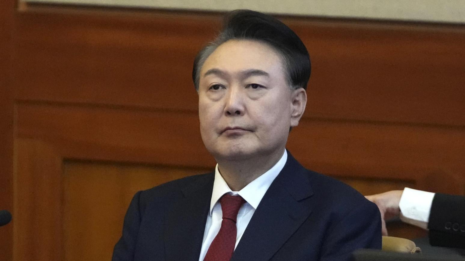 南韓前總統尹錫悅投書日媒重申戒嚴正當性。（資料照／美聯社）