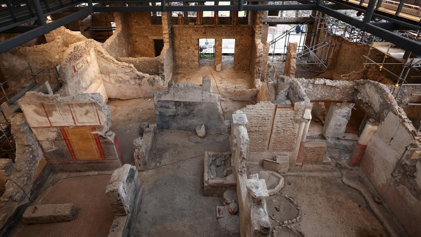 意大利龐貝古城(Pompeii)遺址。(資料圖片)