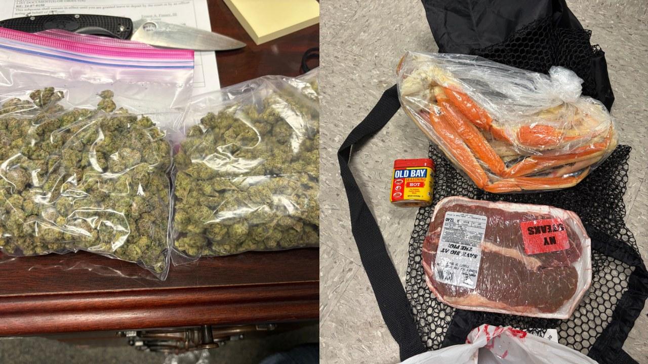 無人機向美國監獄空投違禁品　獄警查獲牛扒蟹腳大麻。（美聯社）