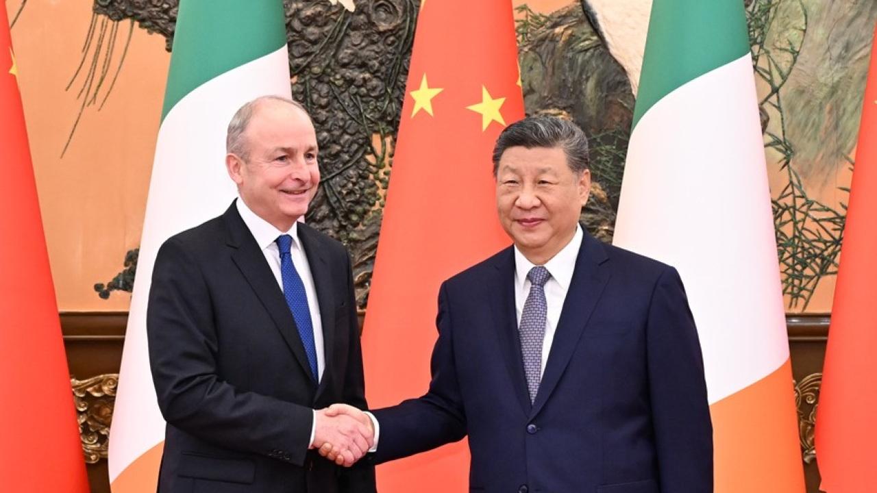 習近平晤愛爾蘭總理：大國尤應帶頭遵守國際法及聯合國憲章（港台圖片）