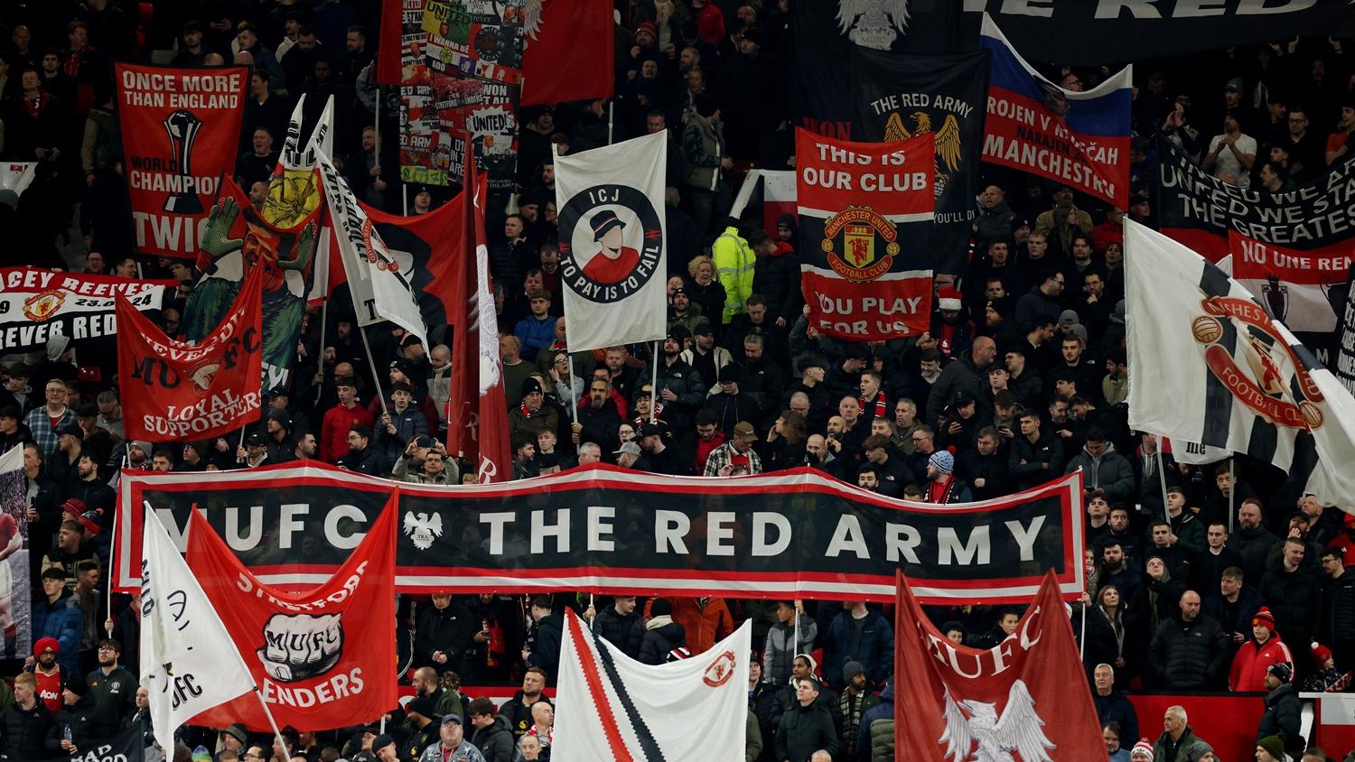 曼聯球迷。(路透社)