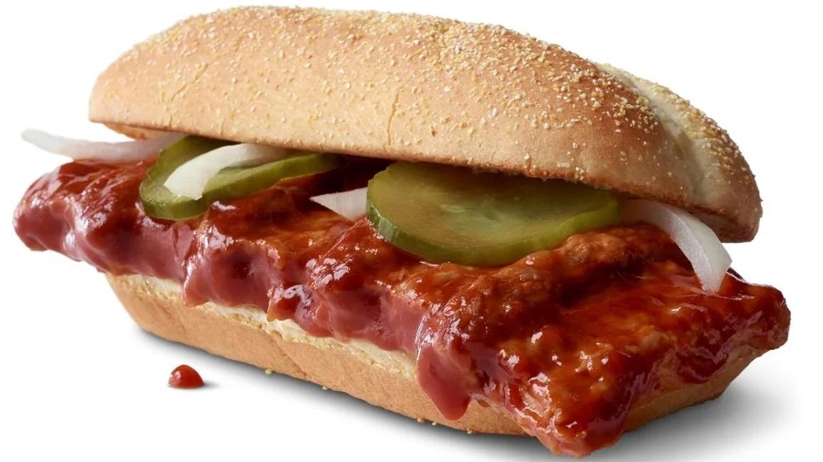 美國麥當勞「McRib」無豬肋骨 遭4名食客控告