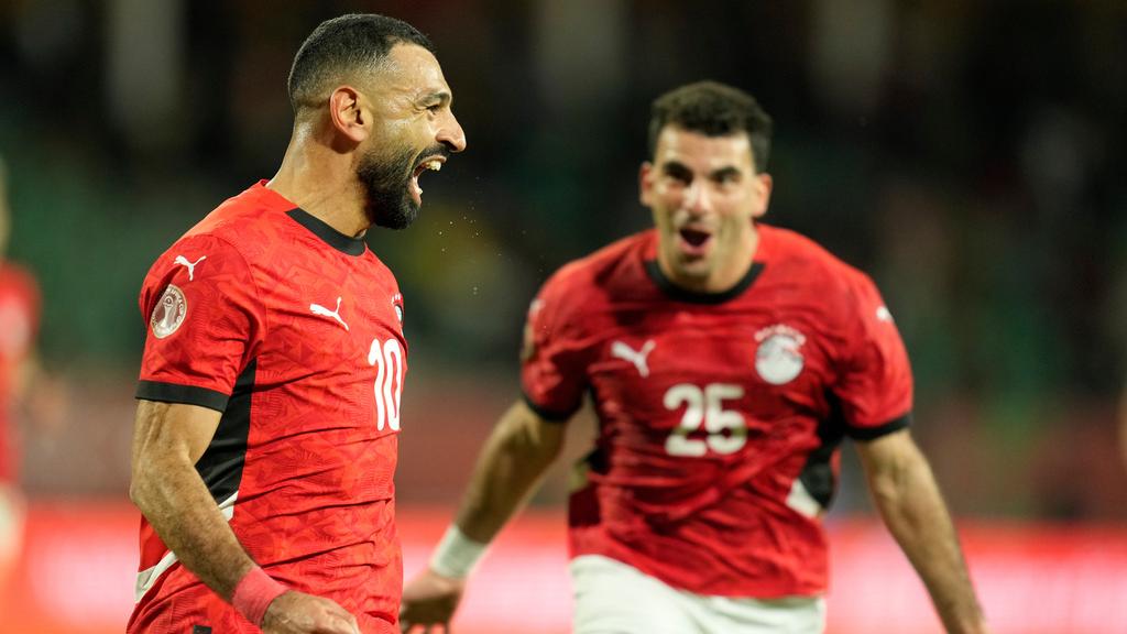 沙拿帶領埃及晉身八強。(美聯社)