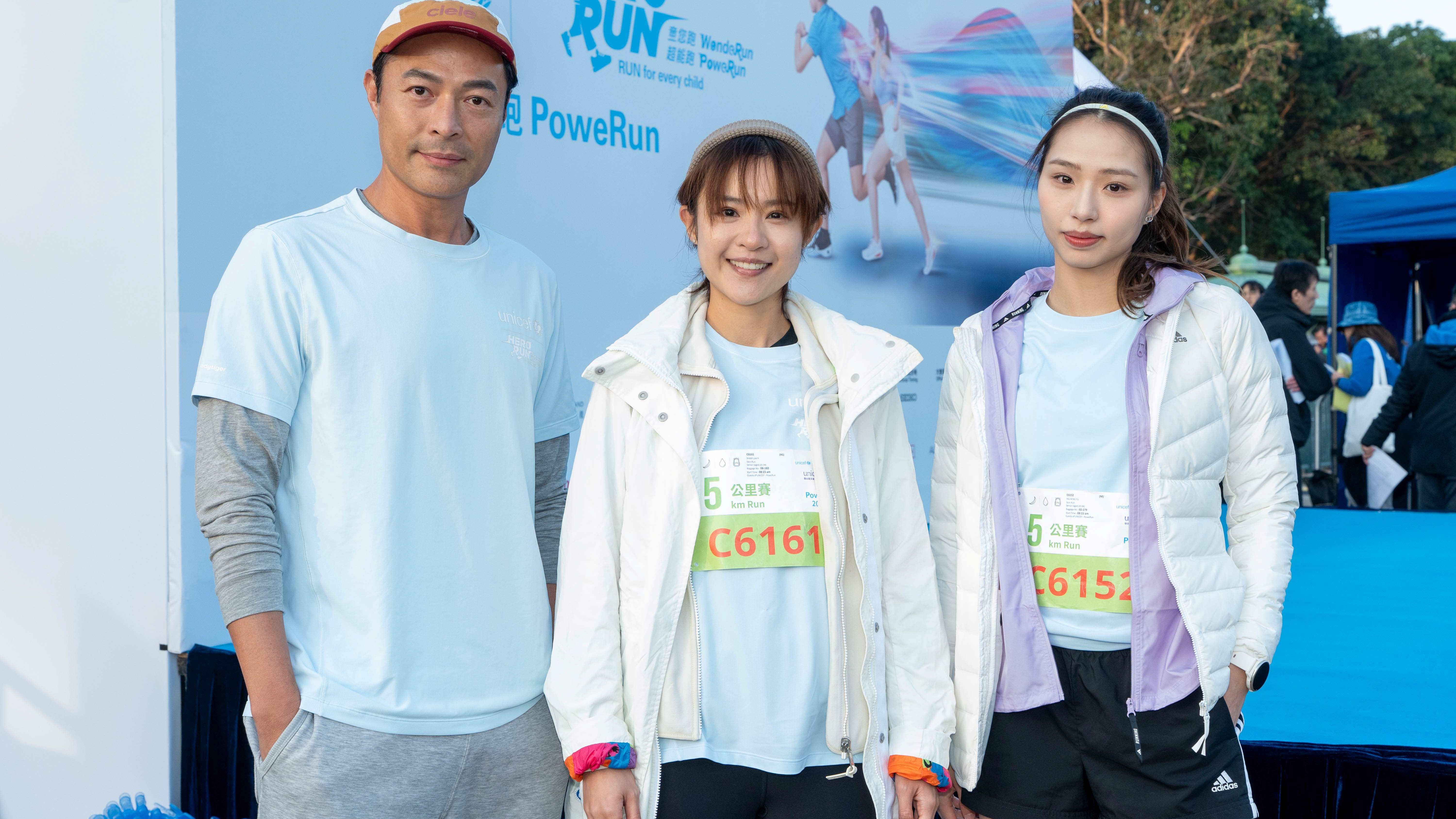 眾星參與慈善跑 張達倫帶傷支持 岑樂怡趕工參賽