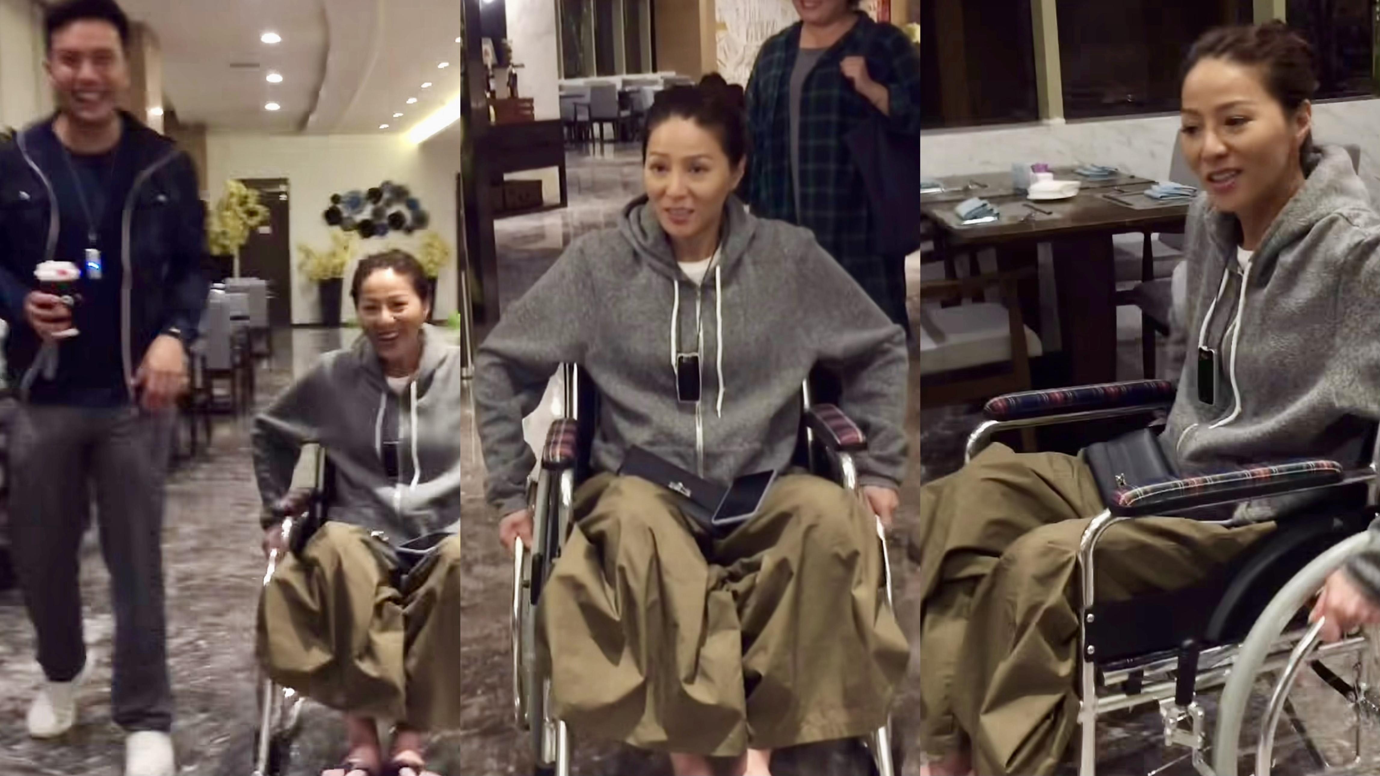 尋秦記丨滕麗名公開5年前拍攝受傷坐輪椅 陳浚霆被批冇風度