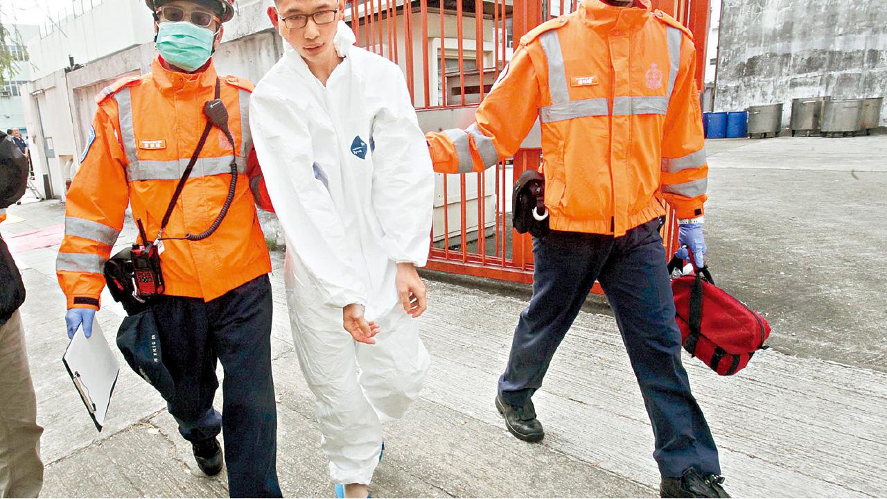 大埔工業邨打翻雙氧水