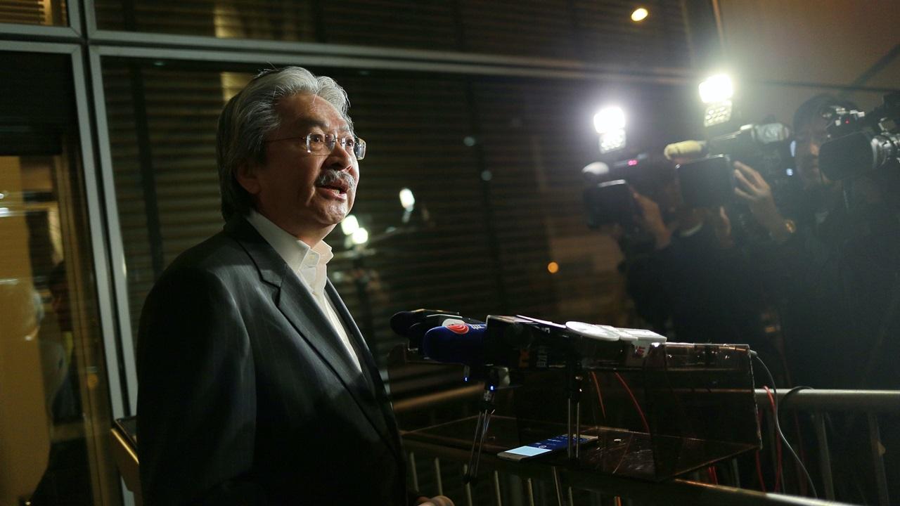 行政長官收到財政司司長請辭 曾俊華明日起休假