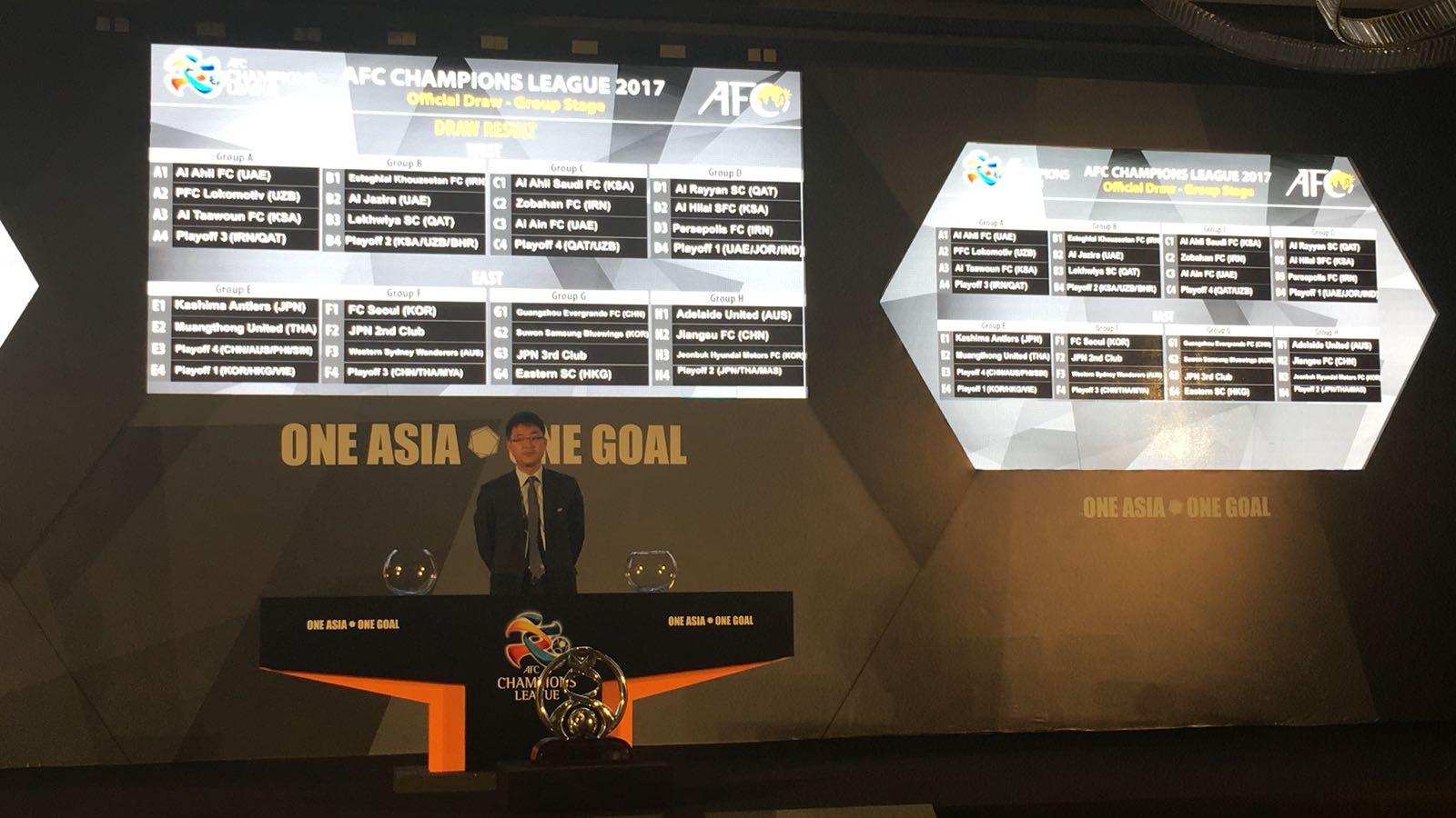 東方亞冠盃與恒大同組