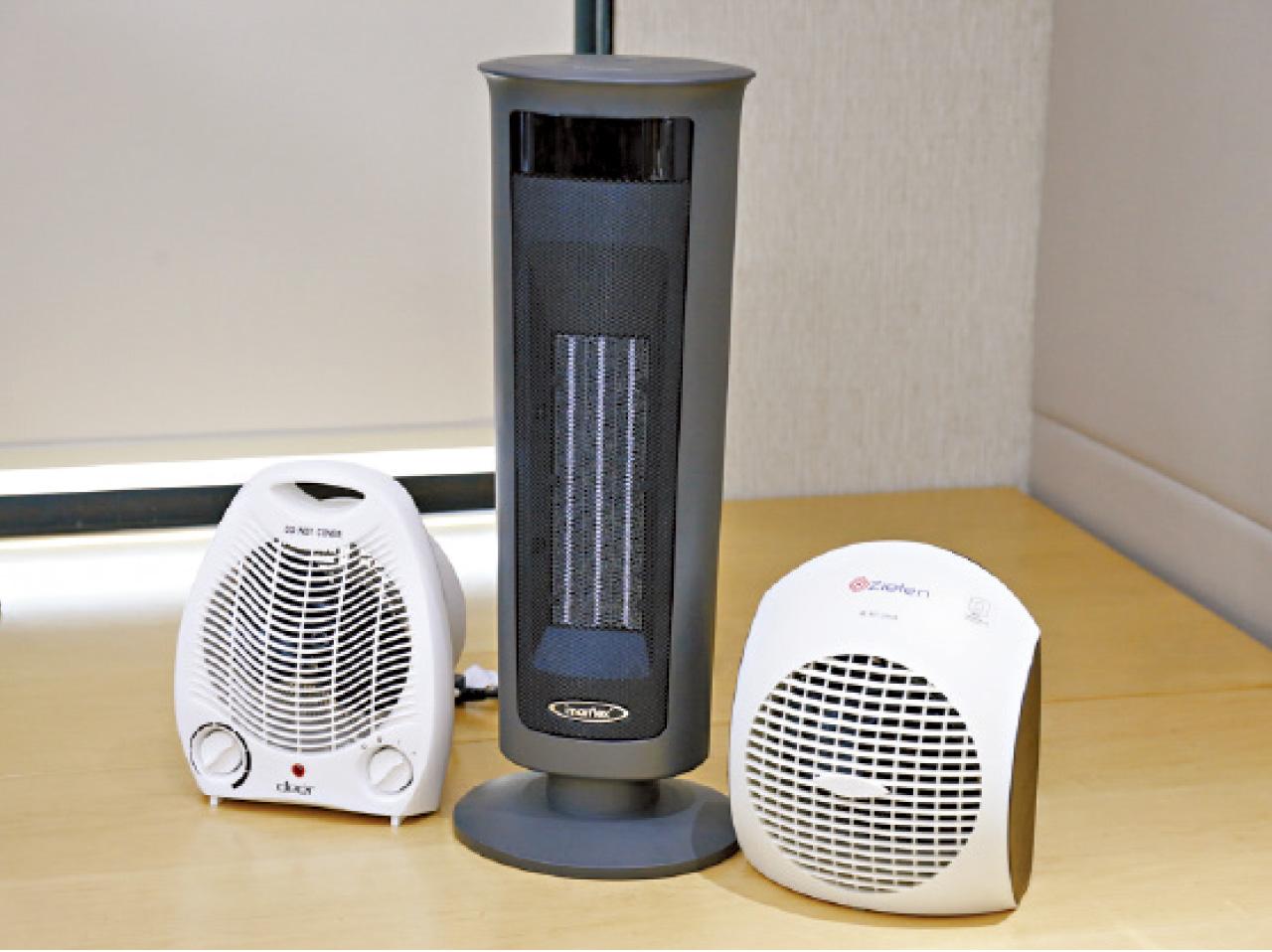 3款暖風機未通過安全測試