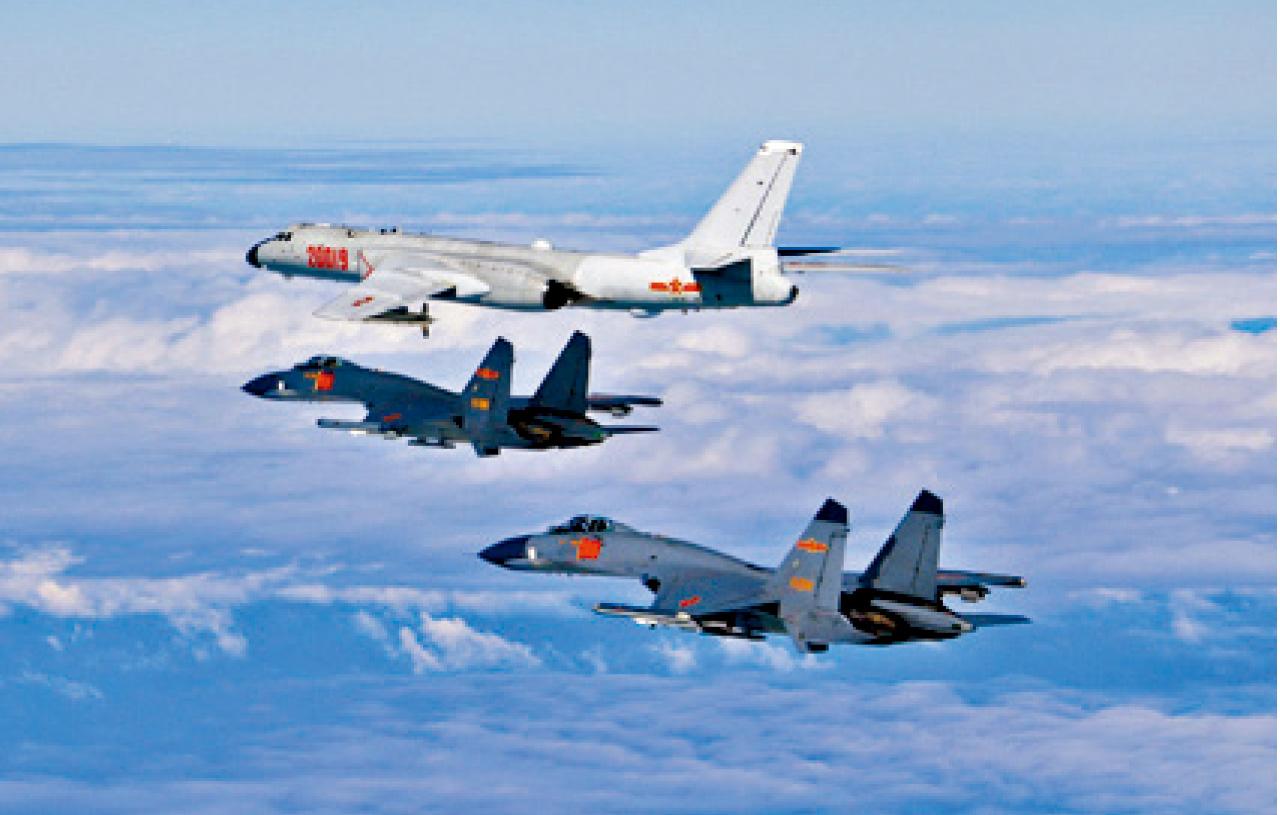 解放軍機繞台 空軍：合法合理合情